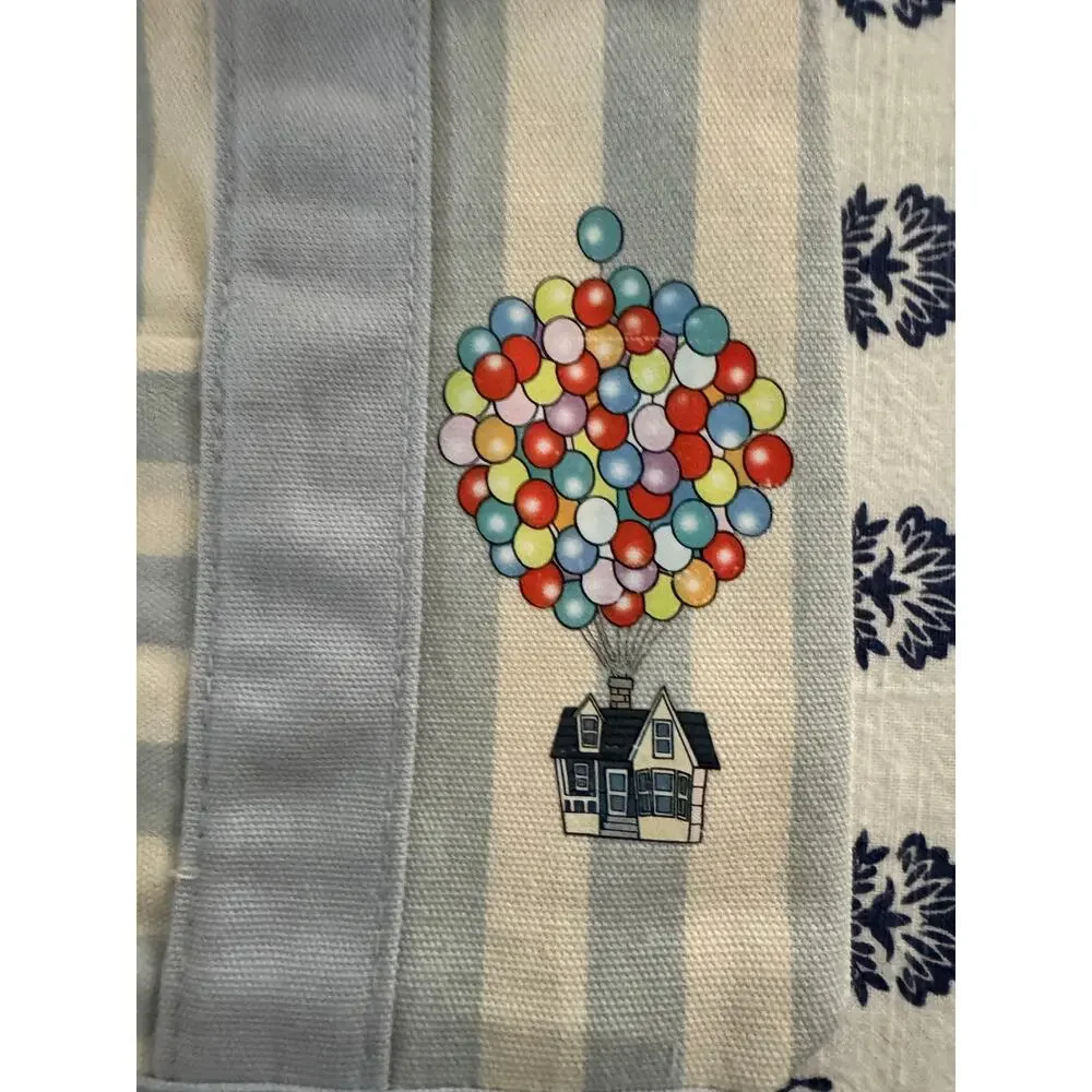 Disney UP Carl Ellie Double Sided Custom Made Trader Joes Mini Tote
